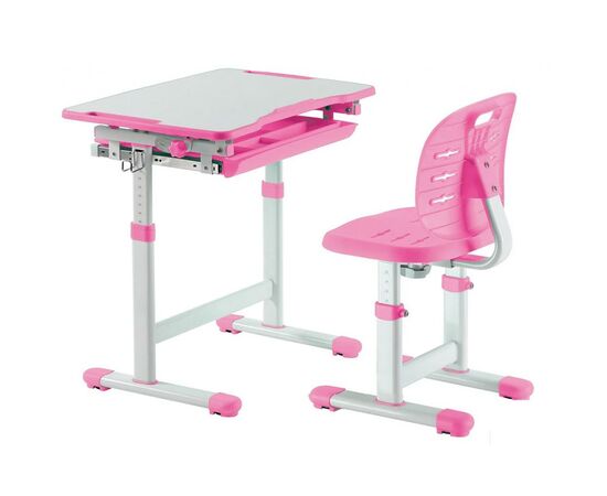 Парта со стулом FunDesk Piccolino III Pink (221982)