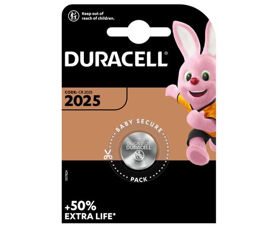 Батарейка Duracell CR 2025 / DL 2025 * 1 (0003940212595008946)