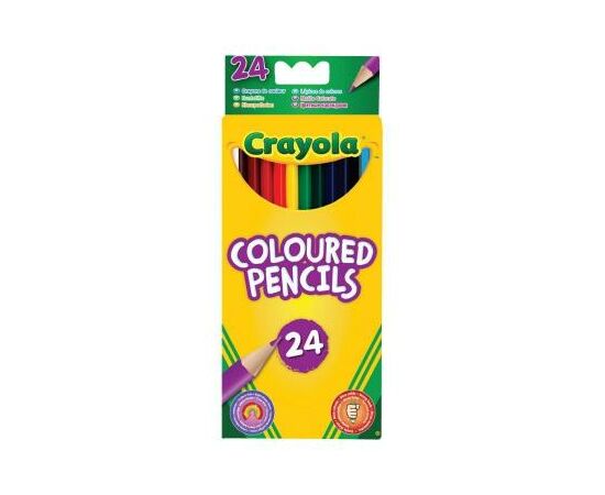 Олівці кольорові Crayola 24 цветных карандаша (3624)