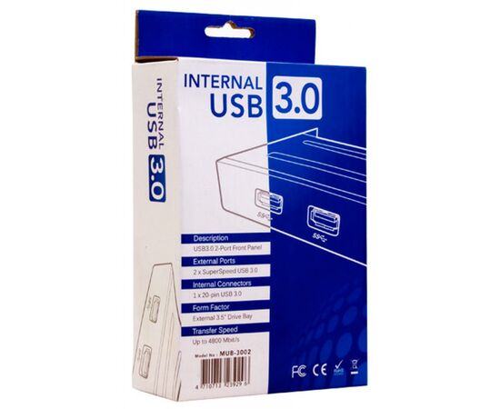 Концентратор 2xUSB3.0 Chieftec (MUB-3002)