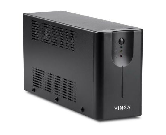 Источник бесперебойного питания Vinga LED 800VA metal case (VPE-800M), изображение 2 Источник бесперебойного питания Vinga LED 800VA metal case (VPE-800M), изображение 2