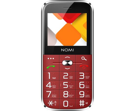 Мобільний телефон Nomi i220 Red, зображення 3 Мобільний телефон Nomi i220 Red, зображення 3