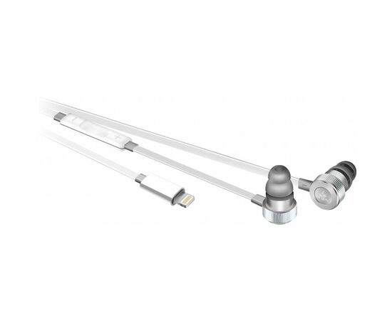 Наушники Razer Hammerhead for IOS Mercury (RZ04-02090200-R3M1), изображение 3 Наушники Razer Hammerhead for IOS Mercury (RZ04-02090200-R3M1), изображение 3