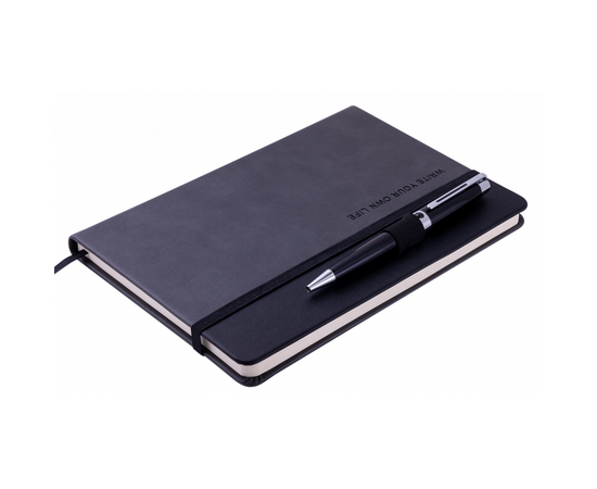 Блокнот Buromax деловой Record A5 без линования 96 листов обложка из искусст (BM.295010-09), изображение 2 Блокнот Buromax деловой Record A5 без линования 96 листов обложка из искусст (BM.295010-09), изображение 2