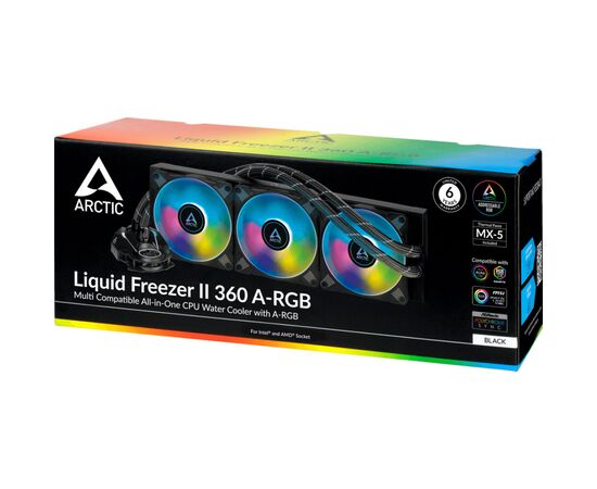 Система водного охлаждения Arctic Liquid Freezer II 360 RGB (ACFRE00101A), изображение 8 Система водного охлаждения Arctic Liquid Freezer II 360 RGB (ACFRE00101A), изображение 8