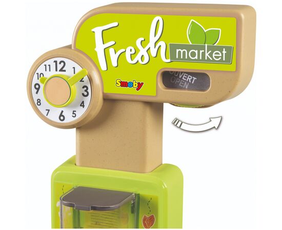 Игровой набор Smoby Интерактивный супермаркет Фреш с корзиной 44 аксессуара (350227), изображение 4 Игровой набор Smoby Интерактивный супермаркет Фреш с корзиной 44 аксессуара (350227), изображение 4