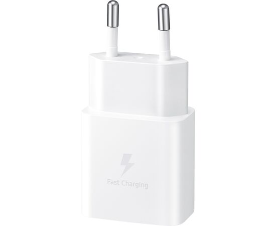 Зарядний пристрій Samsung 15W Power Adapter (w C to C Cable) White (EP-T1510XWEGRU)