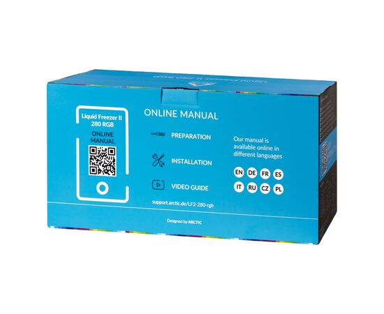 Система водного охлаждения Arctic Liquid Freezer II 280 RGB (ACFRE00108A), изображение 8 Система водного охлаждения Arctic Liquid Freezer II 280 RGB (ACFRE00108A), изображение 8