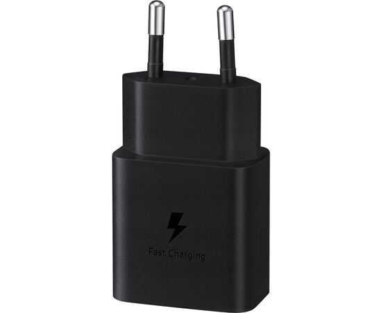 Зарядний пристрій Samsung 15W Power Adapter (w C to C Cable) Black (EP-T1510XBEGRU)