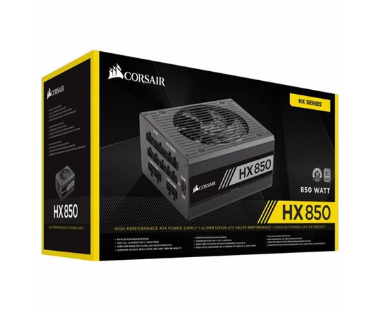 Блок питания Corsair 850W HX850 (CP-9020138-EU), изображение 7 Блок питания Corsair 850W HX850 (CP-9020138-EU), изображение 7