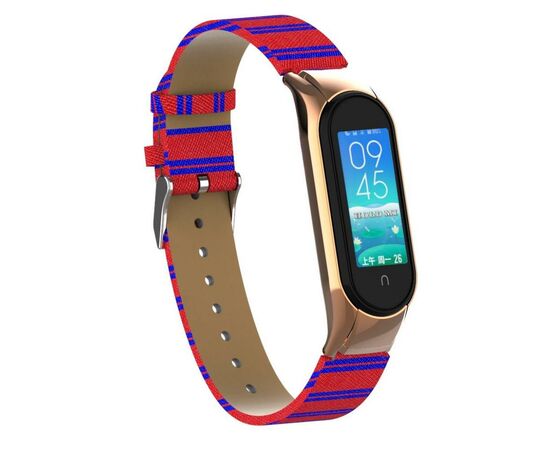 Ремешок для фитнес браслета XoKo Leather Premium Band для Xiaomi Mi band 5 Red (XK-M5-LRRD), изображение 4 Ремешок для фитнес браслета XoKo Leather Premium Band для Xiaomi Mi band 5 Red (XK-M5-LRRD), изображение 4