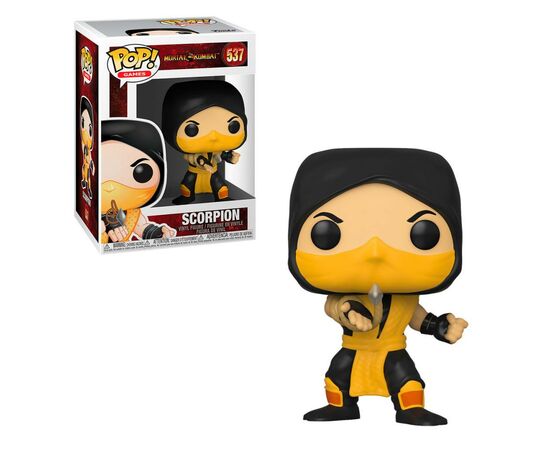 Фигурка для геймеров Funko Pop Scorpion серии Mortal Kombat 9.6 см (45110), изображение 2 Фигурка для геймеров Funko Pop Scorpion серии Mortal Kombat 9.6 см (45110), изображение 2