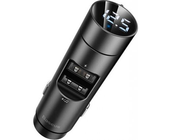 FM модулятор Baseus Energy Column MP3 Charger Dark grey (CCNLZ-0G), изображение 2 FM модулятор Baseus Energy Column MP3 Charger Dark grey (CCNLZ-0G), изображение 2