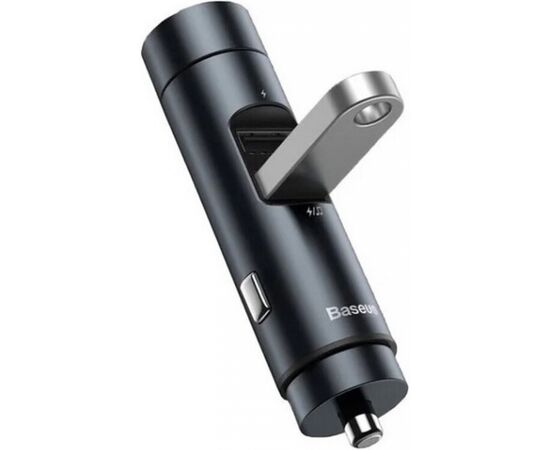 FM модулятор Baseus Energy Column MP3 Charger Dark grey (CCNLZ-0G), изображение 4 FM модулятор Baseus Energy Column MP3 Charger Dark grey (CCNLZ-0G), изображение 4