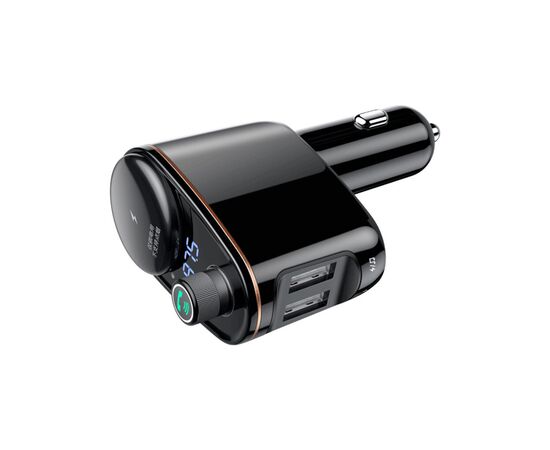 FM модулятор Baseus Lokomotive S-06 Black (CCALL-RH01), изображение 3 FM модулятор Baseus Lokomotive S-06 Black (CCALL-RH01), изображение 3