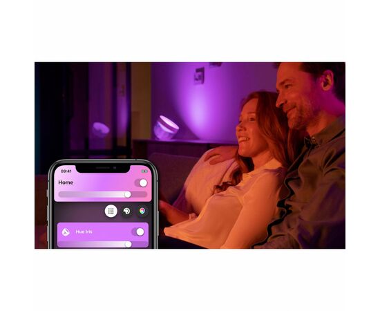 Настольная лампа Philips Hue Iris, Color, BT, DIM, розовая (929002376301), изображение 6 Настольная лампа Philips Hue Iris, Color, BT, DIM, розовая (929002376301), изображение 6