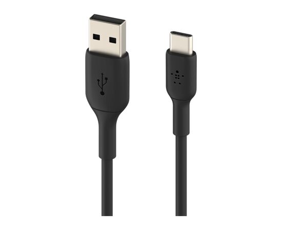 Дата кабель USB 2.0 AM to Type-C 1.0m PVC black Belkin (CAB001BT1MBK), изображение 2 Дата кабель USB 2.0 AM to Type-C 1.0m PVC black Belkin (CAB001BT1MBK), изображение 2
