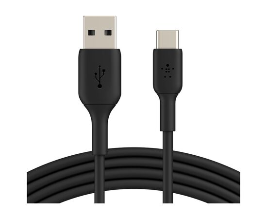 Дата кабель USB 2.0 AM to Type-C 1.0m PVC black Belkin (CAB001BT1MBK)