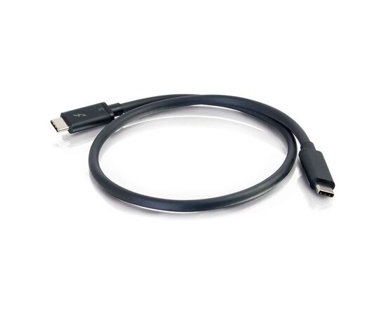Дата кабель USB-C to USB-C Thunderbolt 3 0.5m 40Gbps C2G (CG88837), зображення 2 Дата кабель USB-C to USB-C Thunderbolt 3 0.5m 40Gbps C2G (CG88837), зображення 2