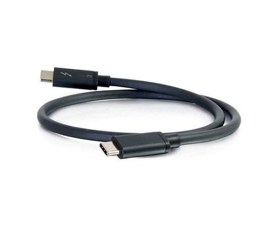 Дата кабель USB-C to USB-C Thunderbolt 3 0.5m 40Gbps C2G (CG88837), зображення 3 Дата кабель USB-C to USB-C Thunderbolt 3 0.5m 40Gbps C2G (CG88837), зображення 3