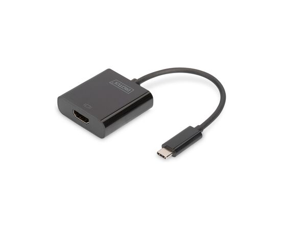 Переходник USB-C to HDMI UHD 4K, M/F, 0.15 m Digitus (DA-70852)