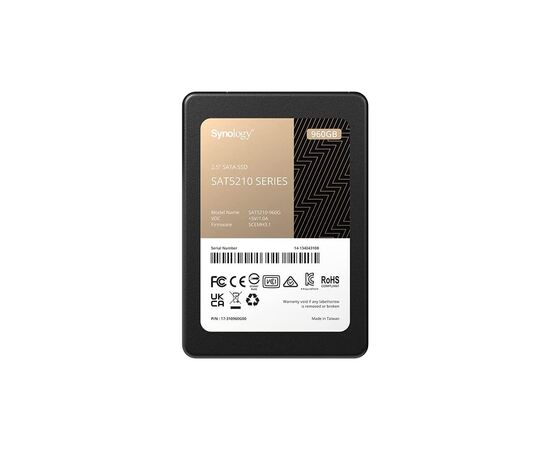 Накопичувач SSD для сервера 960GB SATA 2.5" Synology (SAT5210-960G)