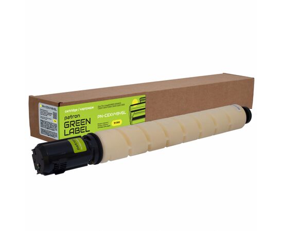 Тонер-картридж Patron Canon C-EXV49 Yellow Green Label (PN-CEXV49YGL)