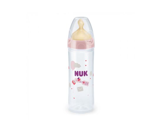 Пляшечка для годування Nuk First Choice New Classic Birds з латексною соскою р 2, 250 м (3954106)