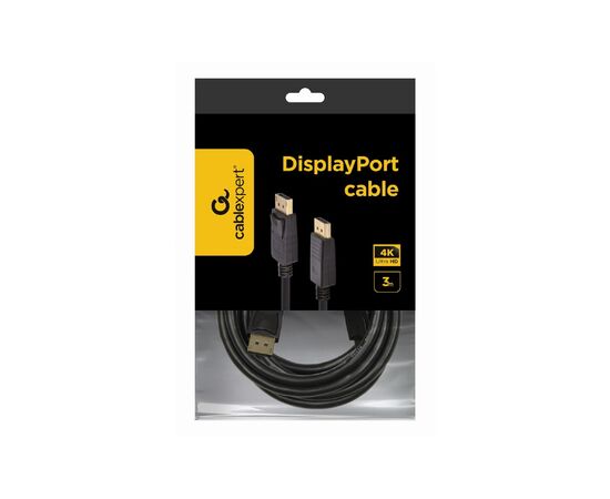 Кабель мультимедийный DisplayPort to DisplayPort 5.0m V1.2 Cablexpert (CC-DP2-5M), изображение 3 Кабель мультимедийный DisplayPort to DisplayPort 5.0m V1.2 Cablexpert (CC-DP2-5M), изображение 3