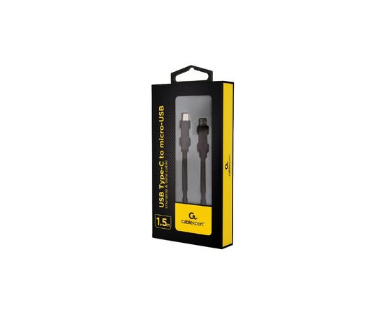 Дата кабель USB 2.0 Micro USB to USB-C 1.5m Cablexpert (CC-USB2-CMMBM-1.5M), изображение 2 Дата кабель USB 2.0 Micro USB to USB-C 1.5m Cablexpert (CC-USB2-CMMBM-1.5M), изображение 2