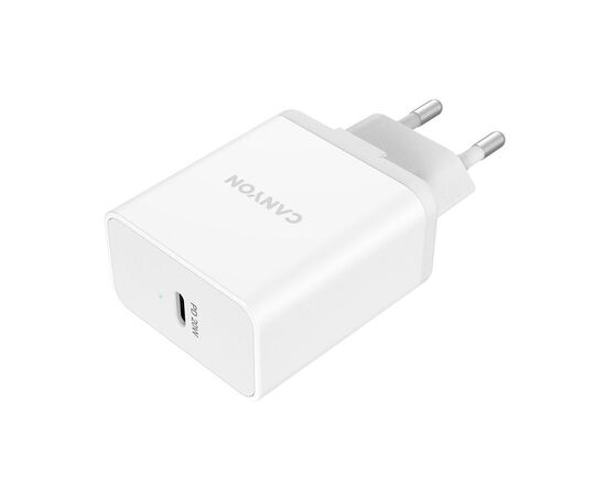 Зарядное устройство Canyon PD 20W/QC3.0 18W WALL Charger with 1-USB A+ 1-USB-C (CNE-CHA20W03)