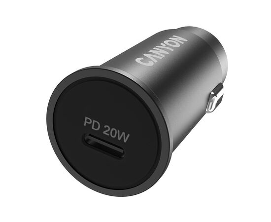 Зарядний пристрій Canyon PD 20W Pocket size car charger (CNS-CCA20B)