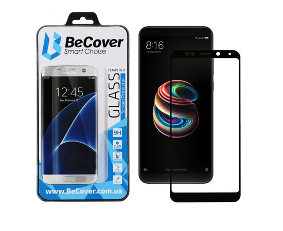 Стекло защитное BeCover Xiaomi Redmi 5 Plus Black (701839) (701839)