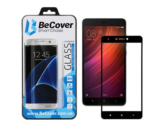 Стекло защитное BeCover Xiaomi Redmi Note 4X Black (701166) (701166)