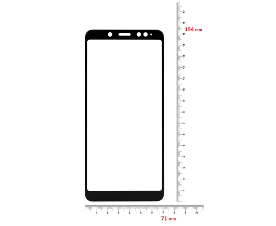 Стекло защитное BeCover Xiaomi Redmi Note 5 Pro Black (702227) (702227), изображение 3 Стекло защитное BeCover Xiaomi Redmi Note 5 Pro Black (702227) (702227), изображение 3