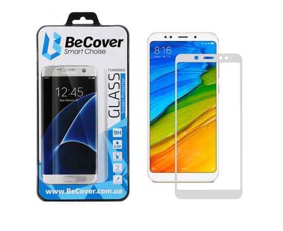 Скло захисне BeCover Xiaomi Redmi Note 5 Pro White (702228) (702228)