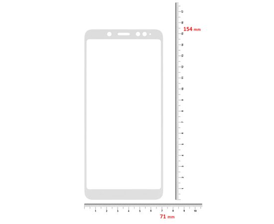 Скло захисне BeCover Xiaomi Redmi Note 5 White (702226) (702226), зображення 3 Скло захисне BeCover Xiaomi Redmi Note 5 White (702226) (702226), зображення 3
