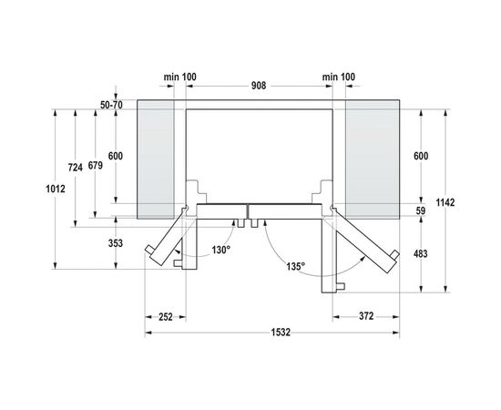 Холодильник Gorenje NRS9182VB, изображение 4 Холодильник Gorenje NRS9182VB, изображение 4