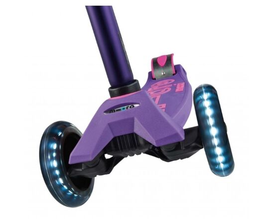Самокат Micro Maxi Deluxe Purple LED (MMD066), изображение 3 Самокат Micro Maxi Deluxe Purple LED (MMD066), изображение 3