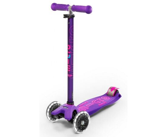 Самокат Micro Maxi Deluxe Purple LED (MMD066)