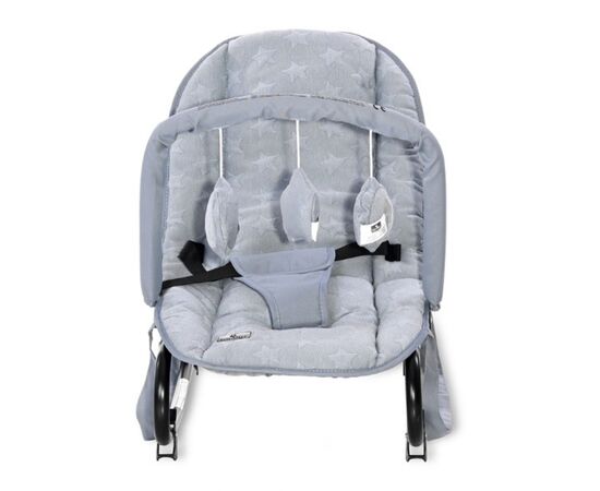Кресло-качалка Lorelli ROCK STAR LUXE silver bl, изображение 2 Кресло-качалка Lorelli ROCK STAR LUXE silver bl, изображение 2