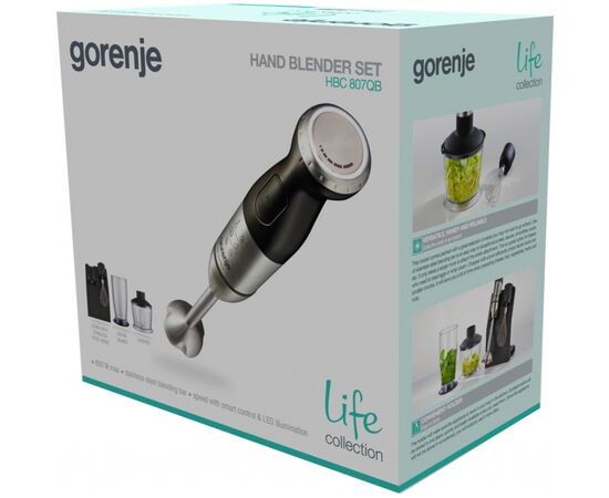Блендер Gorenje HBC807QB, изображение 3 Блендер Gorenje HBC807QB, изображение 3