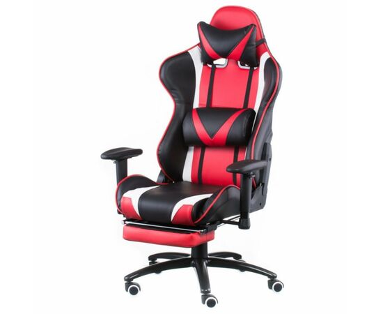 Кресло игровое Special4You ExtremeRace black/red with footrest (000003034)