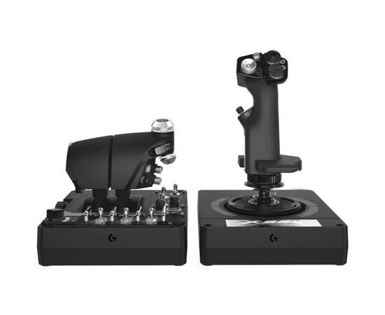 Джойстик Logitech X-56 Rhino Saitek Pro Flight (945-000059), изображение 2 Джойстик Logitech X-56 Rhino Saitek Pro Flight (945-000059), изображение 2