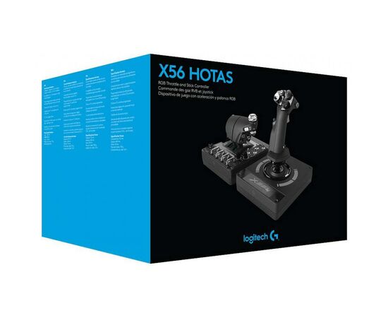 Джойстик Logitech X-56 Rhino Saitek Pro Flight (945-000059), изображение 7 Джойстик Logitech X-56 Rhino Saitek Pro Flight (945-000059), изображение 7