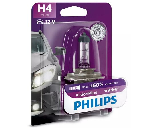 Автолампа Philips галогенова 60/55W (12342 VP B1), изображение 2 Автолампа Philips галогенова 60/55W (12342 VP B1), изображение 2