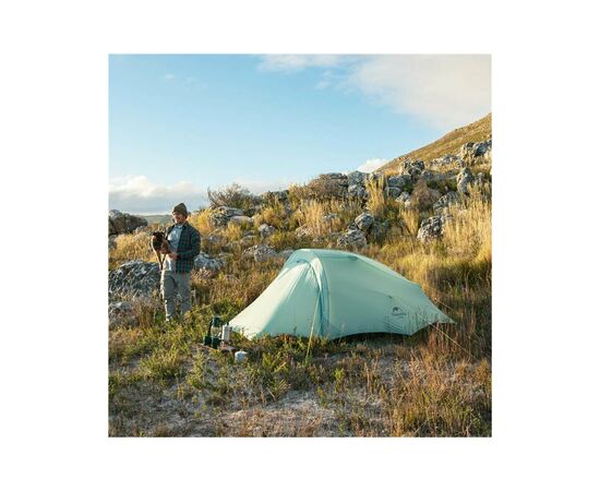 Намет Naturehike Shared 2 NH20ZP091 20D Blue (6927595749074), зображення 6 Намет Naturehike Shared 2 NH20ZP091 20D Blue (6927595749074), зображення 6