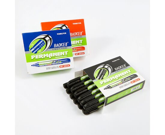 Маркер Baoke водостійкий, 2.5 мм чорний (MARK-PER-BAOMP2903AB), зображення 2 Маркер Baoke водостійкий, 2.5 мм чорний (MARK-PER-BAOMP2903AB), зображення 2