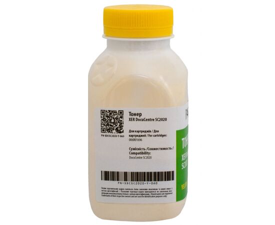 Тонер Xerox DC SC2020, 60 г, Yellow Patron (PN-XDCSC2020-Y-060), изображение 2 Тонер Xerox DC SC2020, 60 г, Yellow Patron (PN-XDCSC2020-Y-060), изображение 2