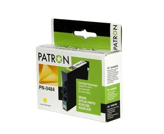 Картридж Patron для EPSON R200/300 (PN-0484) YELLOW (CI-EPS-T048440-Y-PN)